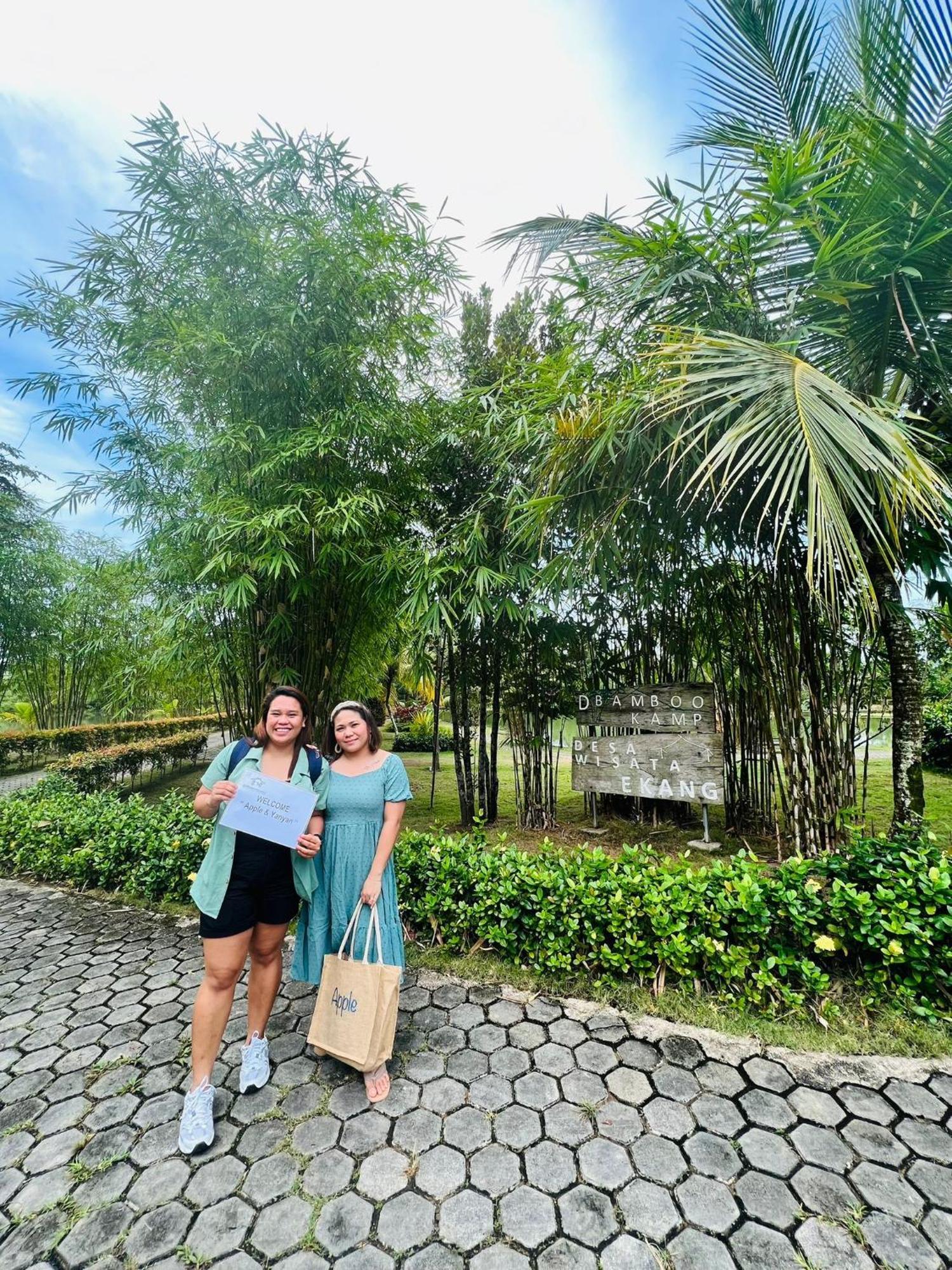 "D'Bamboo Kamp" Desa Wisata Ekang Lagoi Dış mekan fotoğraf